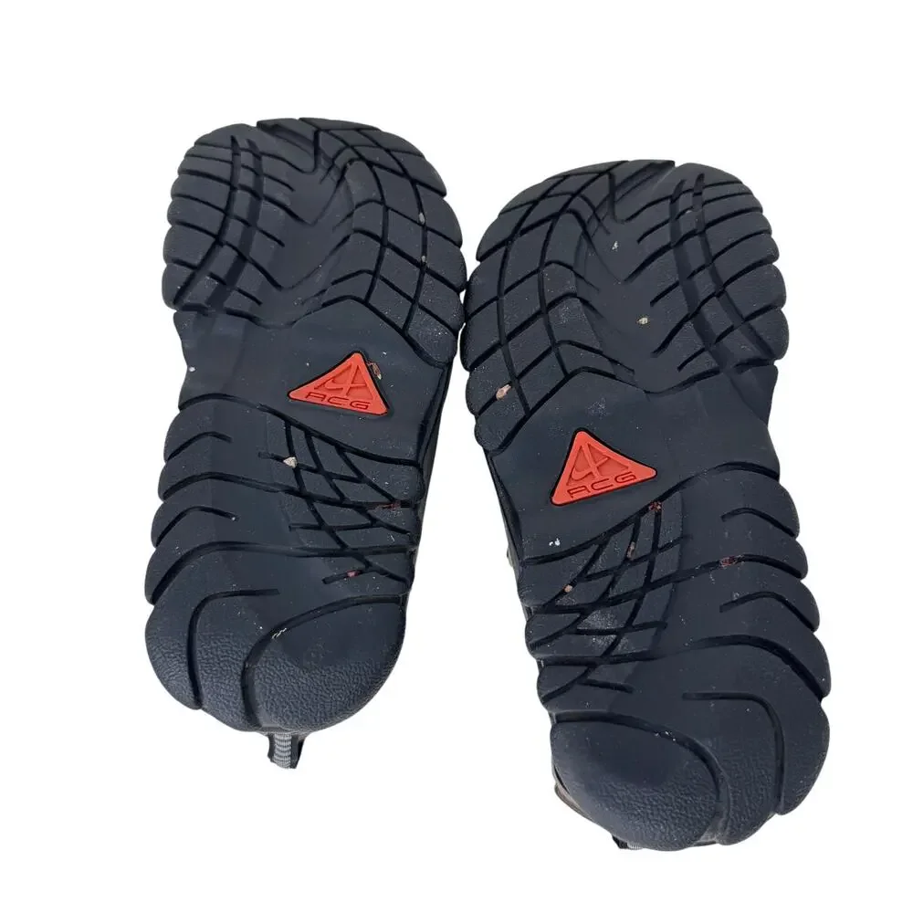 Nike ACG‎ Outdoor Hiking Sandals Leather Slip-On Open Toe Tan/Black Mens Size 7